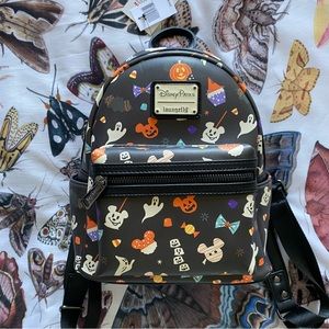 Loungefly Disney Parks Halloween Snacks Mini Backpack BNWT